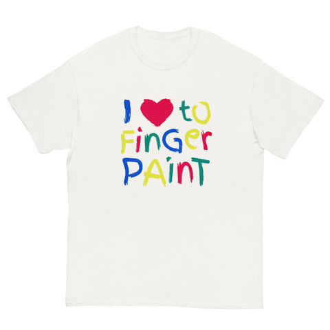 I Love To Finger Paint Shit I'm Paint T Shirt I Heart To Finger Paint Funny Matching Couples Tee